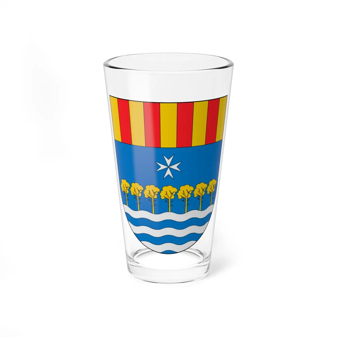 Escudo de Tivenys (Spain) (Coat of Arms) Pint Glass 16oz - Go Mug Yourself