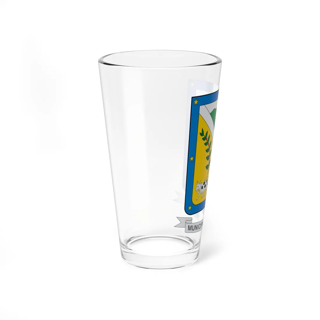 Escudo de Támesis (Colombia) (Coat of Arms) Pint Glass 16oz - Go Mug Yourself