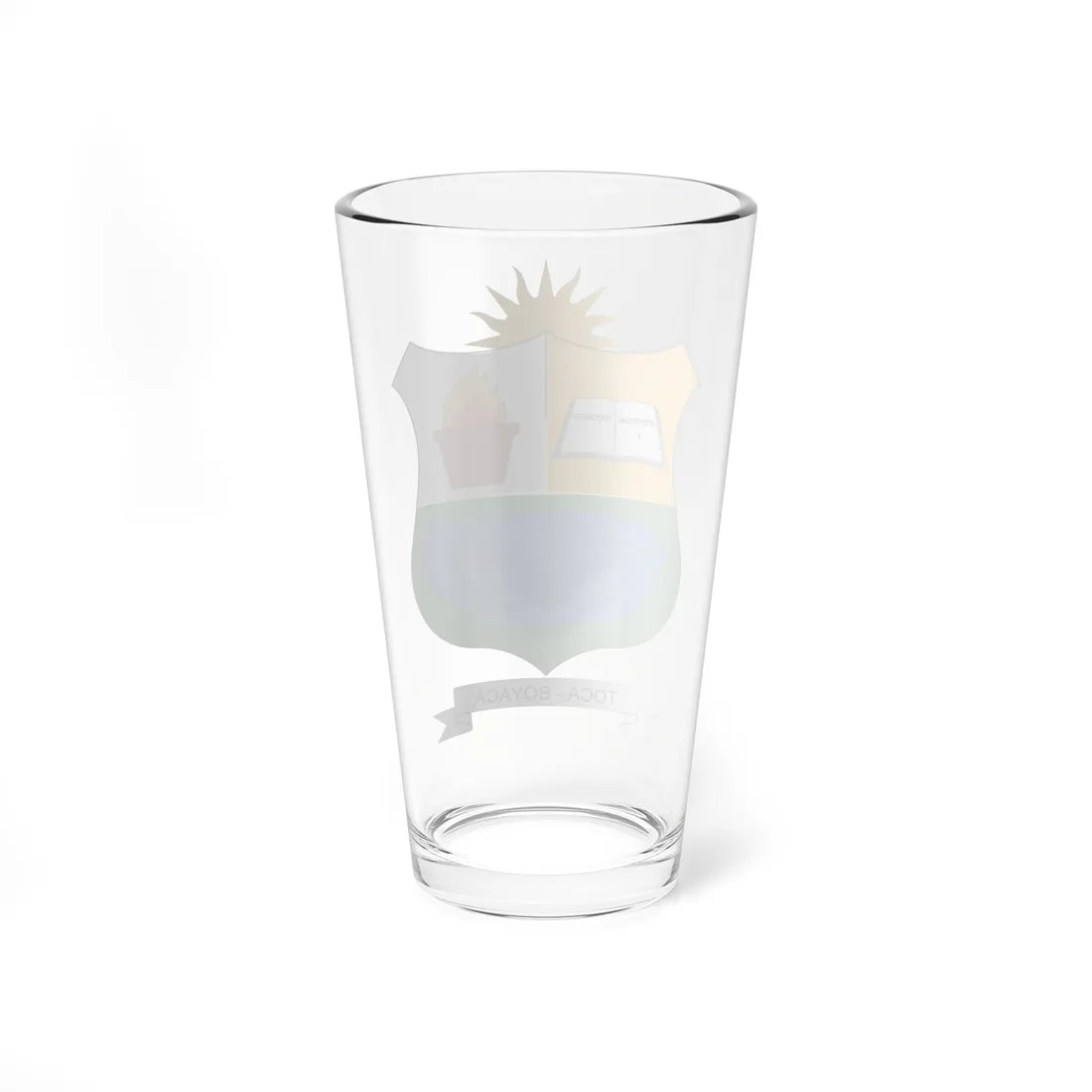 Escudo de Toca Boyacá (Colombia) (Coat of Arms) Pint Glass 16oz - Go Mug Yourself