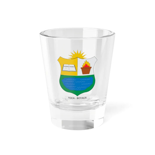 Escudo de Toca Boyacá (Colombia) (Coat of Arms) Shot Glass 1.5oz 1.5oz - Go Mug Yourself