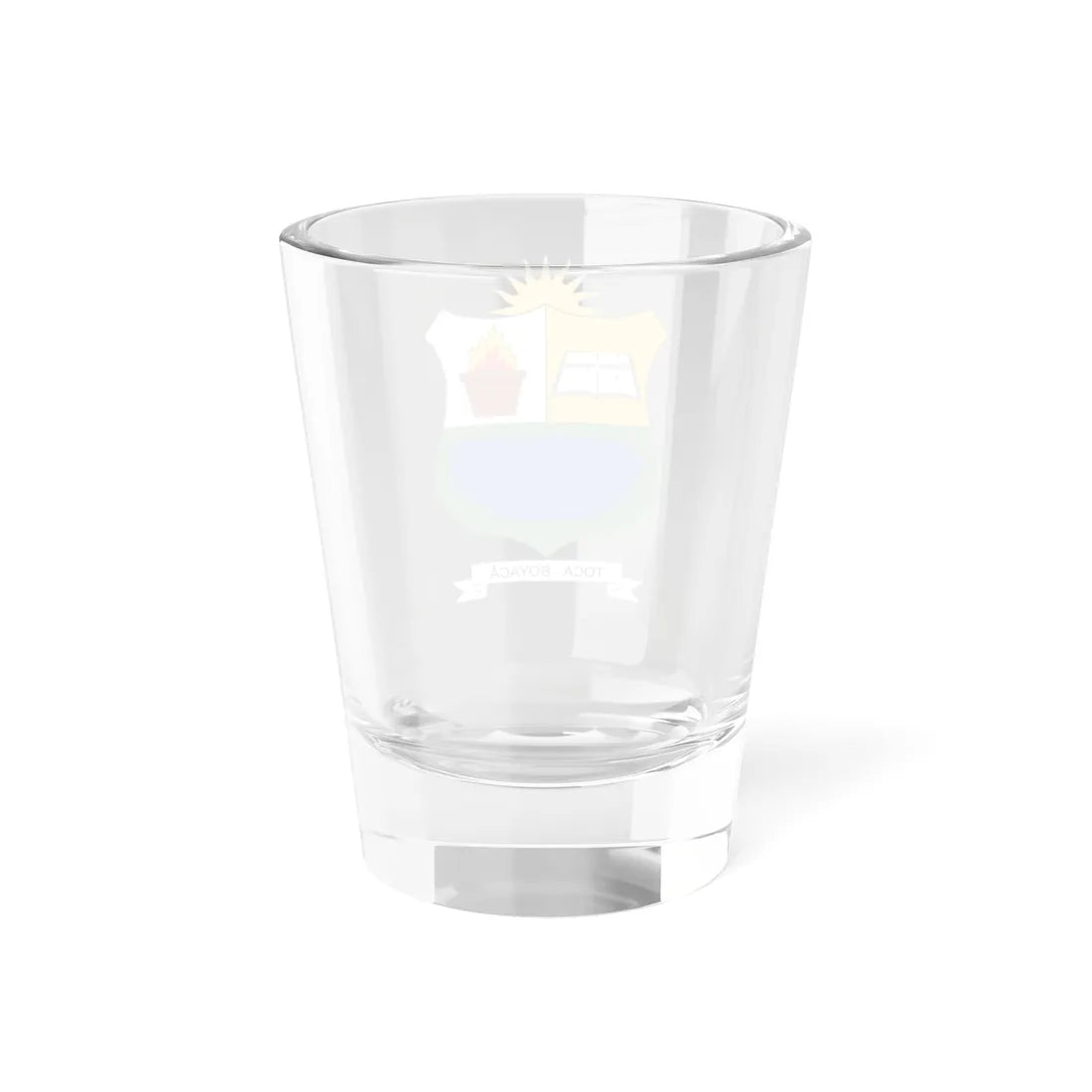 Escudo de Toca Boyacá (Colombia) (Coat of Arms) Shot Glass 1.5oz - Go Mug Yourself