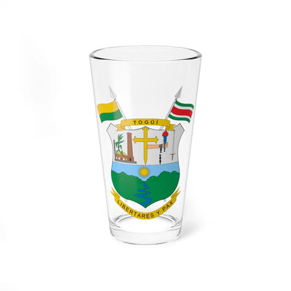 Escudo de Togüí (Colombia) (Coat of Arms) Pint Glass 16oz 16oz - Go Mug Yourself