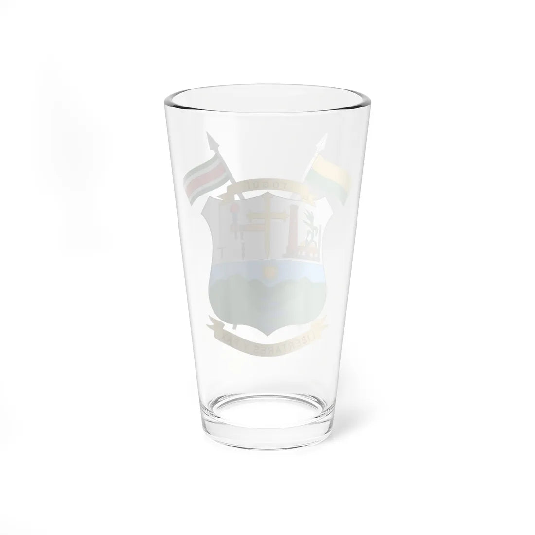 Escudo de Togüí (Colombia) (Coat of Arms) Pint Glass 16oz - Go Mug Yourself