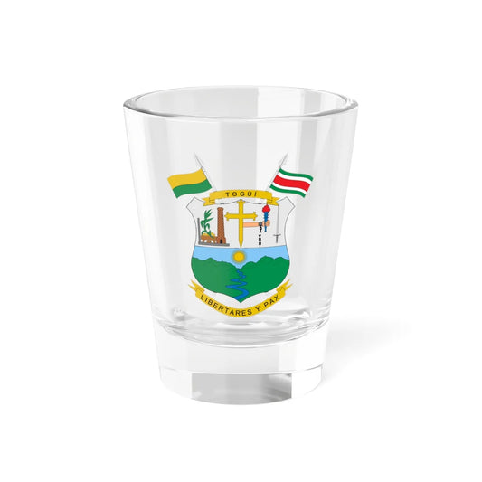 Escudo de Togüí (Colombia) (Coat of Arms) Shot Glass 1.5oz 1.5oz - Go Mug Yourself