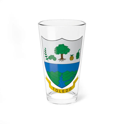 Escudo de Toledo Antioquia (Colombia) (Coat of Arms) Pint Glass 16oz 16oz - Go Mug Yourself