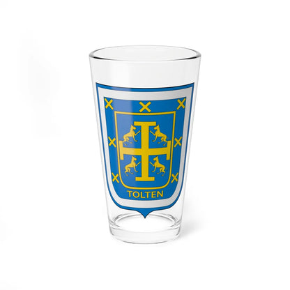 Escudo de Toltén (Chile) (Coat of Arms) Pint Glass 16oz 16oz - Go Mug Yourself