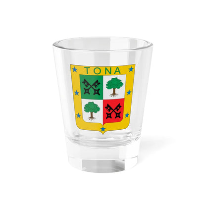 Escudo de Tona (Colombia) (Coat of Arms) Shot Glass 1.5oz 1.5oz - Go Mug Yourself