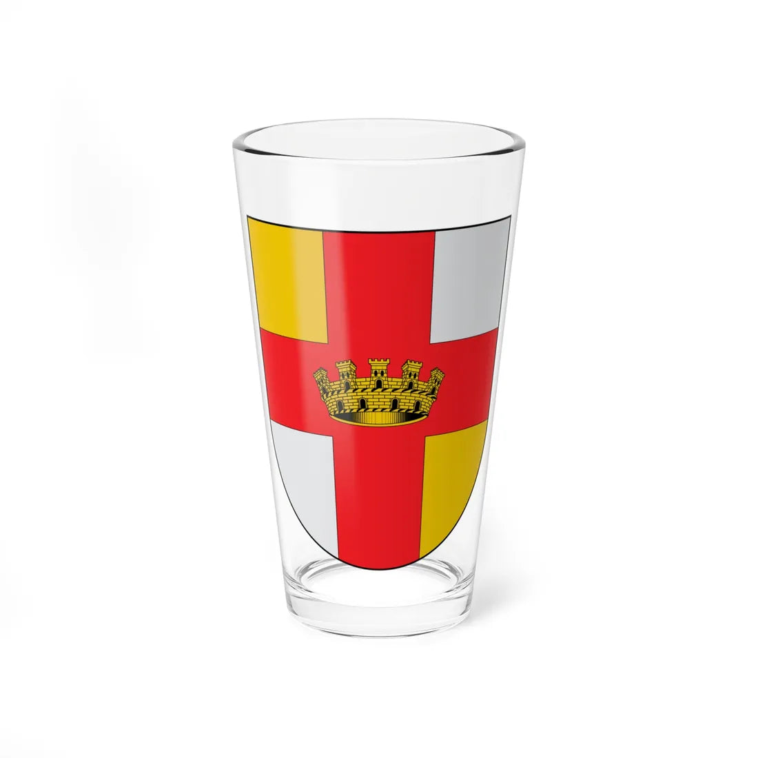Escudo de Toro-Valle del Cauca (Colombia) (Coat of Arms) Pint Glass 16oz 16oz - Go Mug Yourself
