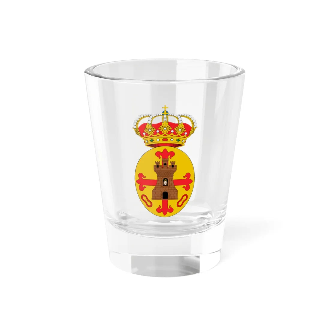 Escudo de Torredonjimeno (Spain) (Coat of Arms) Shot Glass 1.5oz 1.5oz - Go Mug Yourself