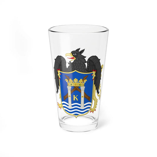 Escudo de Trujillo Perú (Peru) (Coat of Arms) Pint Glass 16oz 16oz - Go Mug Yourself