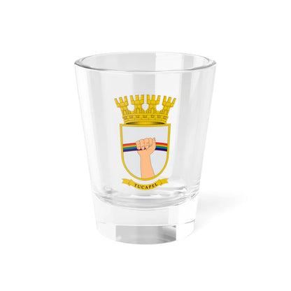 Escudo de Tucapel (Chile) (Coat of Arms) Shot Glass 1.5oz 1.5oz - Go Mug Yourself