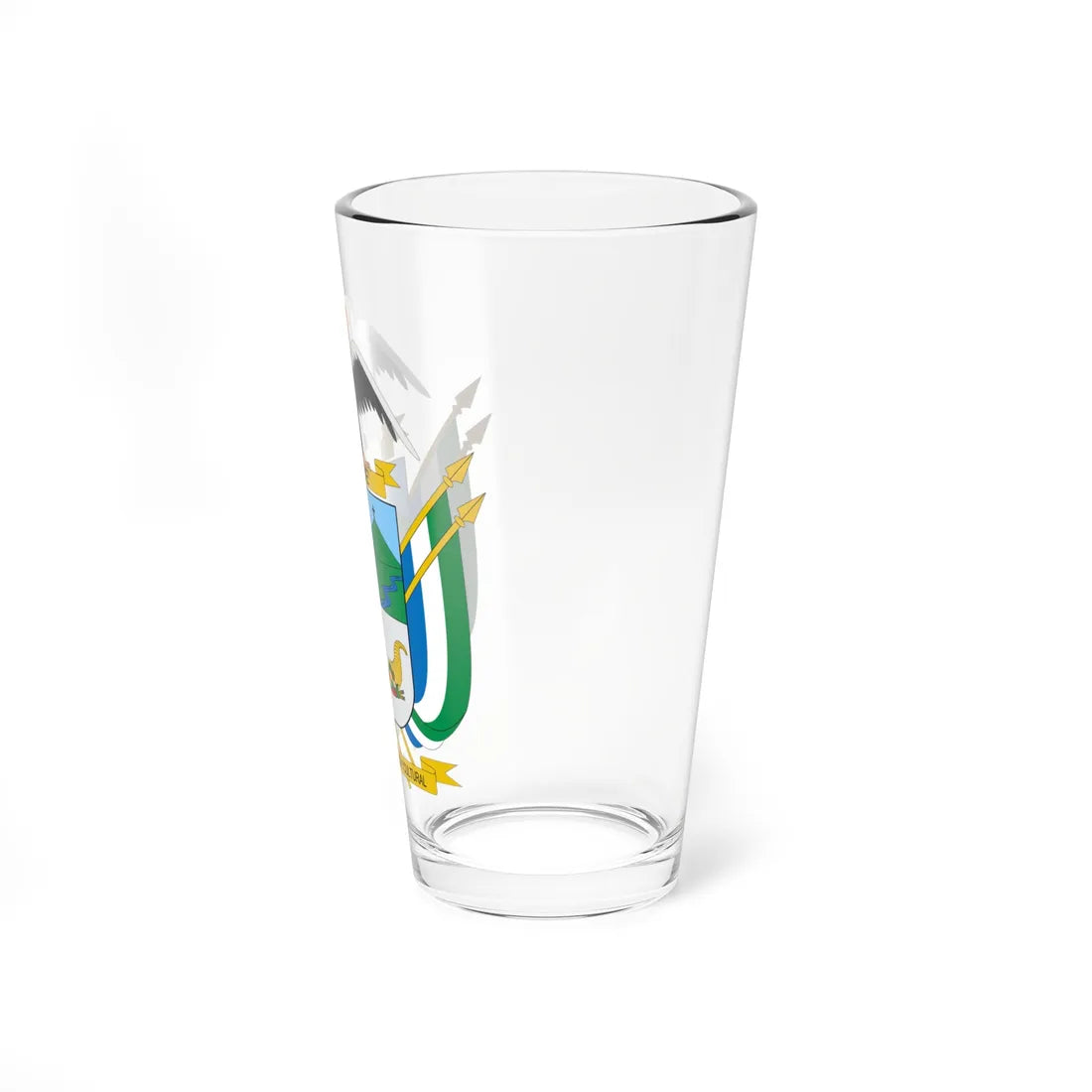 Escudo de Ubaque (Colombia) (Coat of Arms) Pint Glass 16oz - Go Mug Yourself