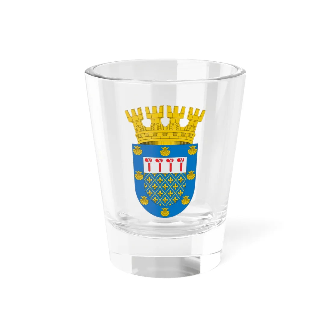 Escudo de Ñuñoa (Chile) (Coat of Arms) Shot Glass 1.5oz 1.5oz - Go Mug Yourself