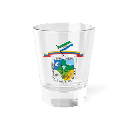 Escudo de Uribe Meta (Colombia) (Coat of Arms) Shot Glass 1.5oz 1.5oz - Go Mug Yourself