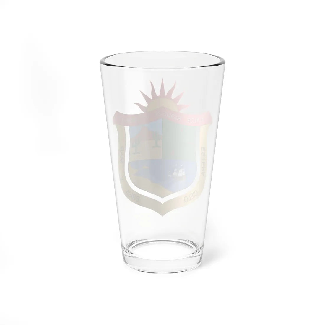 Escudo de Uribia La Guajira (Colombia) (Coat of Arms) Pint Glass 16oz - Go Mug Yourself