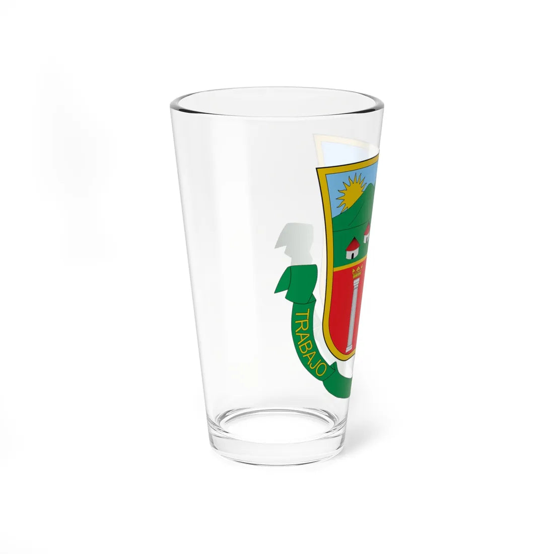 Escudo de Usiacurí (Colombia) (Coat of Arms) Pint Glass 16oz - Go Mug Yourself