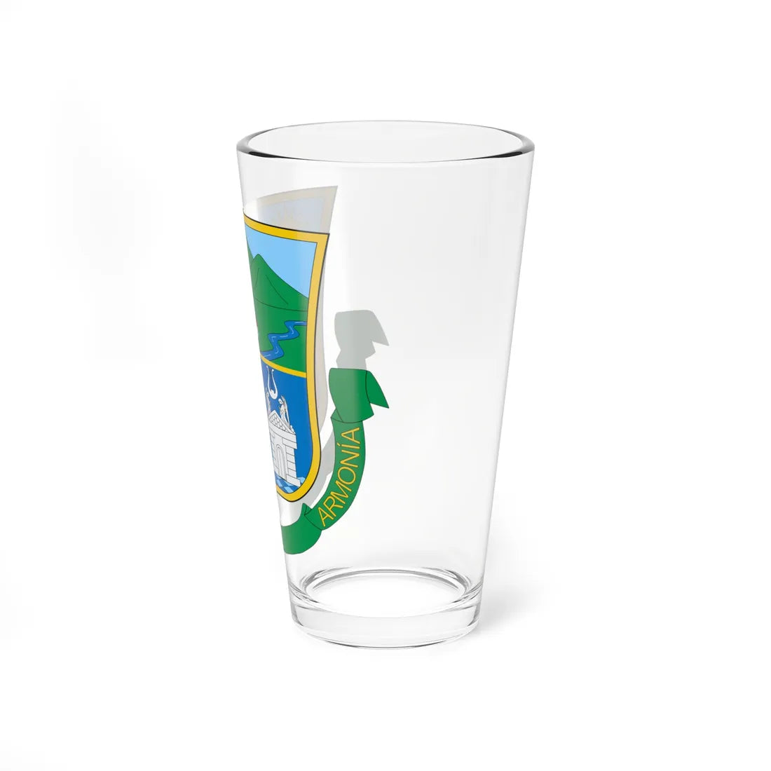 Escudo de Usiacurí (Colombia) (Coat of Arms) Pint Glass 16oz - Go Mug Yourself