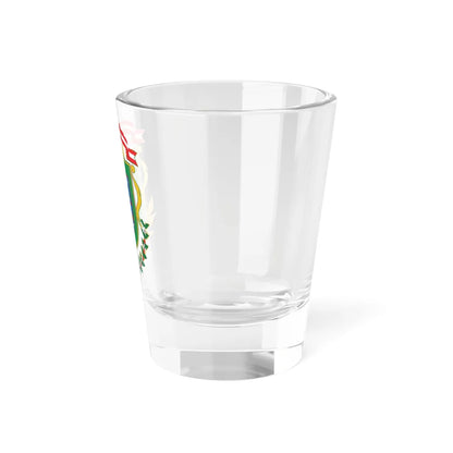 Escudo de Utcubamba (Peru) (Coat of Arms) Shot Glass 1.5oz - Go Mug Yourself