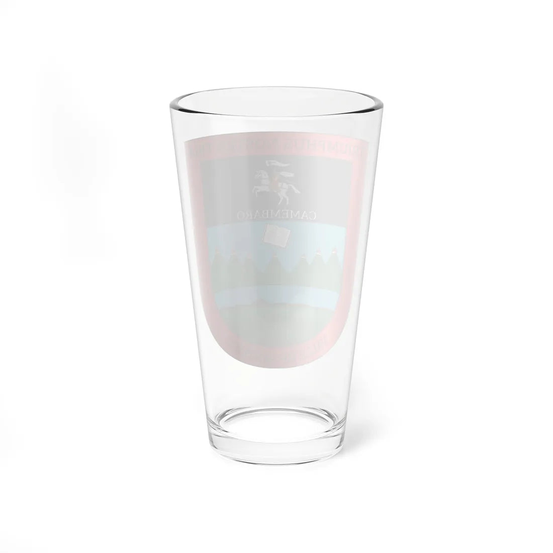 Escudo de Valle de Santiago Guanajuato México (Mexico) (Coat of Arms) Pint Glass 16oz - Go Mug Yourself