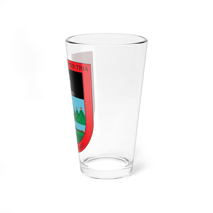 Escudo de Valle de Santiago Guanajuato México (Mexico) (Coat of Arms) Pint Glass 16oz - Go Mug Yourself