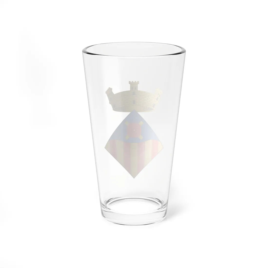 Escudo de Vallromanes (Spain) (Coat of Arms) Pint Glass 16oz - Go Mug Yourself