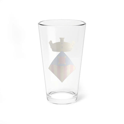 Escudo de Vallromanes (Spain) (Coat of Arms) Pint Glass 16oz - Go Mug Yourself