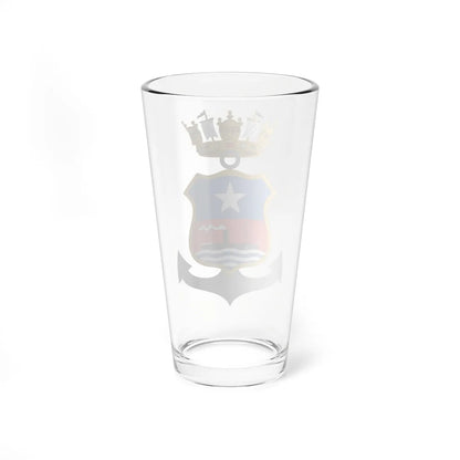 Escudo de Valparaíso 1870-1960 (Chile) (Coat of Arms) Pint Glass 16oz - Go Mug Yourself