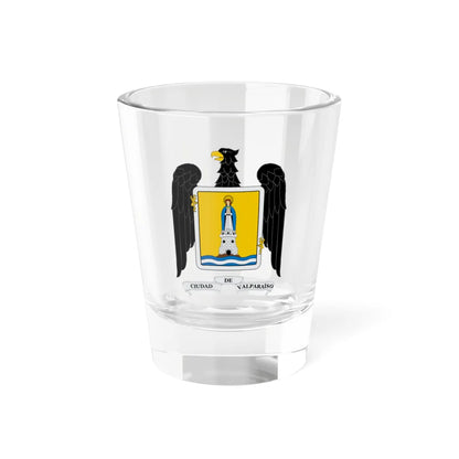Escudo de Valparaíso Chile (Chile) (Coat of Arms) Shot Glass 1.5oz 1.5oz - Go Mug Yourself