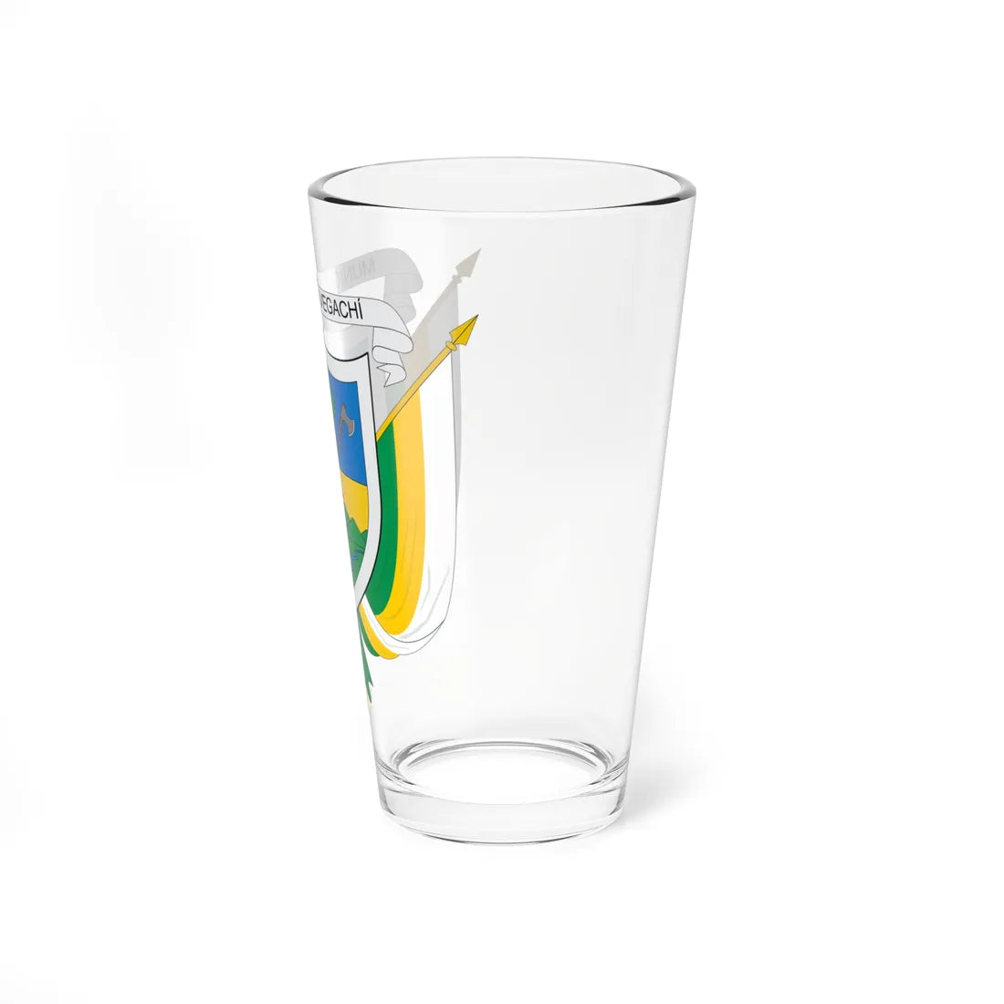 Escudo de Vegachi (Colombia) (Coat of Arms) Pint Glass 16oz - Go Mug Yourself