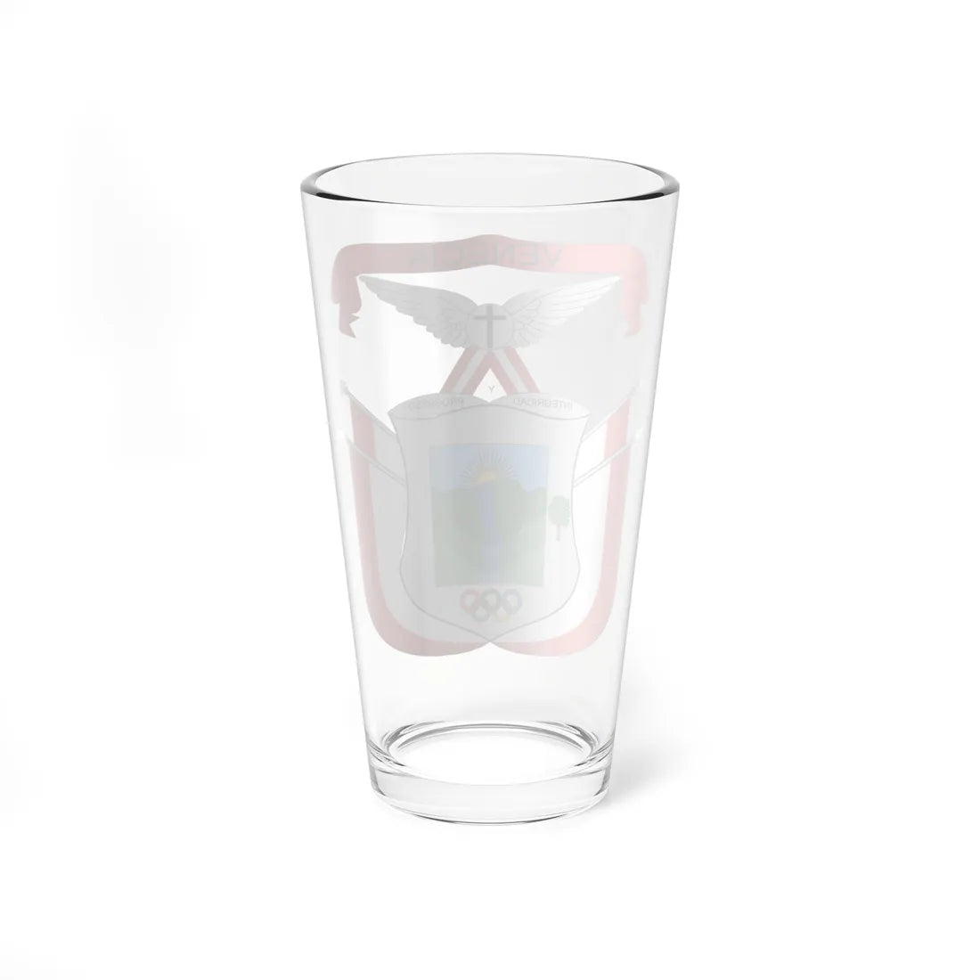 Escudo de Venecia Cundinamarca (Colombia) (Coat of Arms) Pint Glass 16oz - Go Mug Yourself