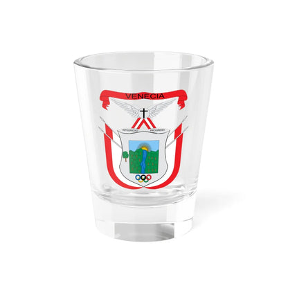 Escudo de Venecia Cundinamarca (Colombia) (Coat of Arms) Shot Glass 1.5oz 1.5oz - Go Mug Yourself