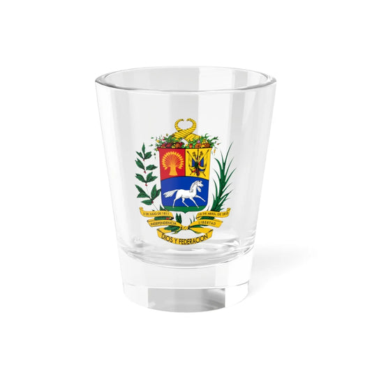Escudo de Venezuela 1863-1864 (United States) (Coat of Arms) Shot Glass 1.5oz 1.5oz - Go Mug Yourself