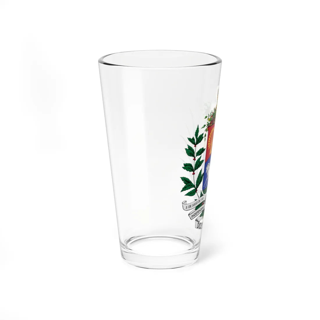Escudo de Venezuela 1871-1905 (United States) (Coat of Arms) Pint Glass 16oz - Go Mug Yourself