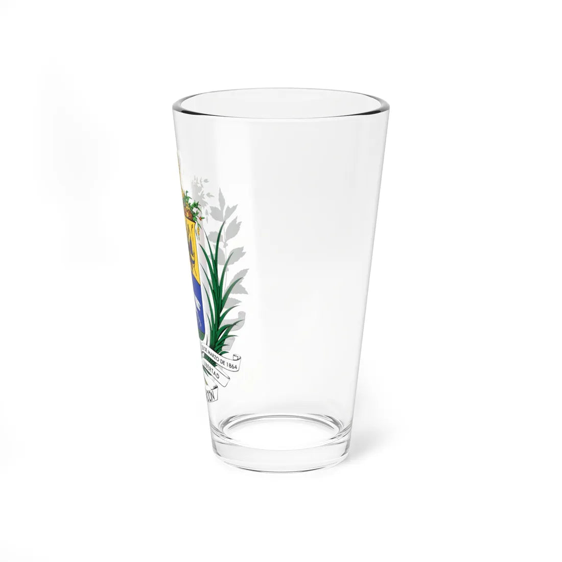 Escudo de Venezuela 1871-1905 (United States) (Coat of Arms) Pint Glass 16oz - Go Mug Yourself