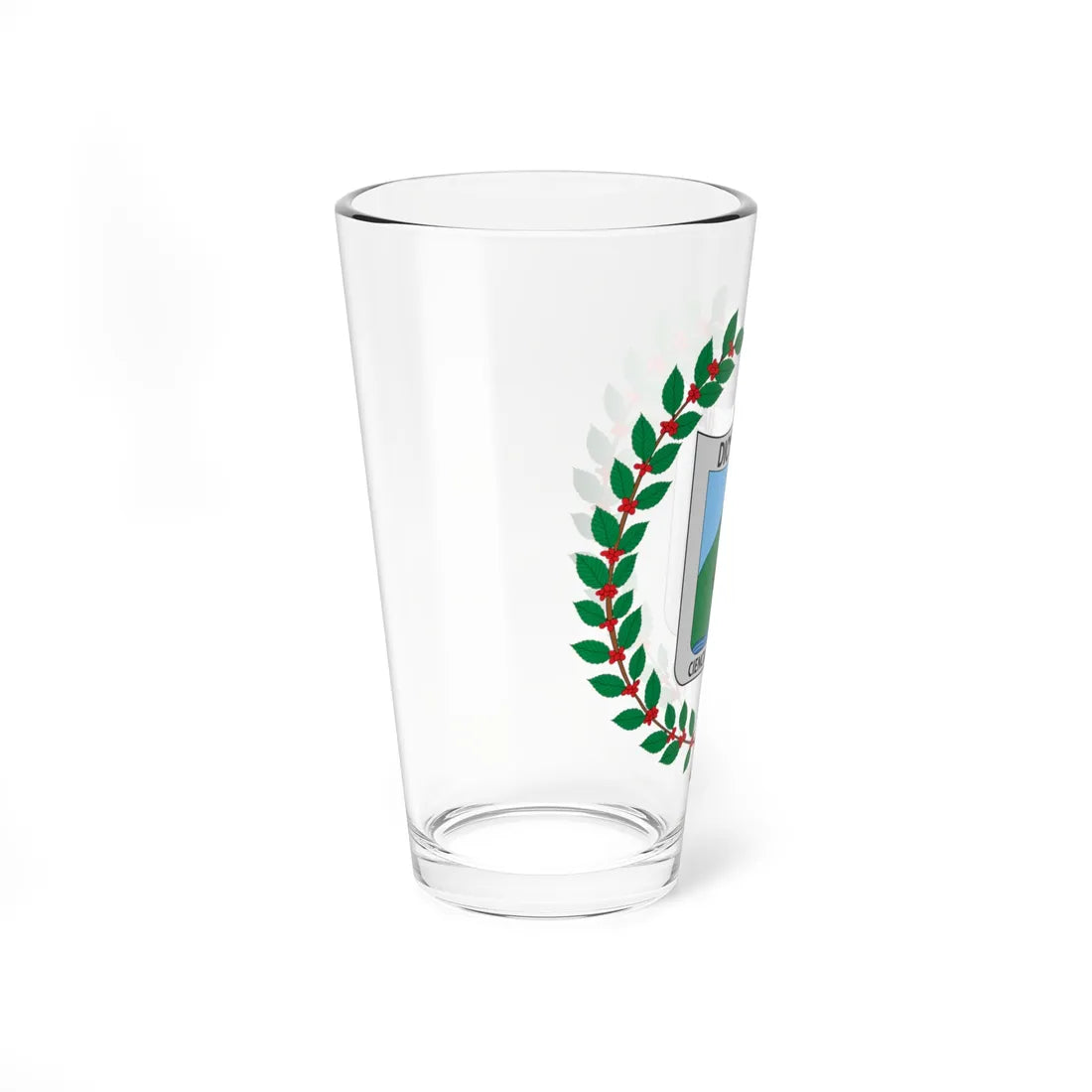 Escudo de Vergara Cundinamarca (Colombia) (Coat of Arms) Pint Glass 16oz - Go Mug Yourself