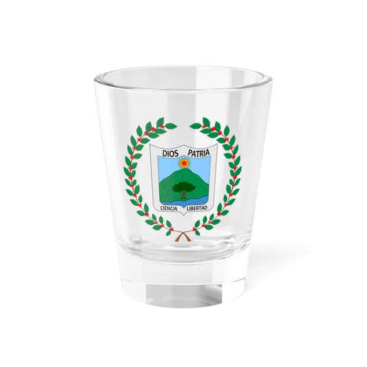 Escudo de Vergara Cundinamarca (Colombia) (Coat of Arms) Shot Glass 1.5oz 1.5oz - Go Mug Yourself