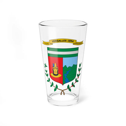 Escudo de Versalles Valle del Cauca (Colombia) (Coat of Arms) Pint Glass 16oz 16oz - Go Mug Yourself