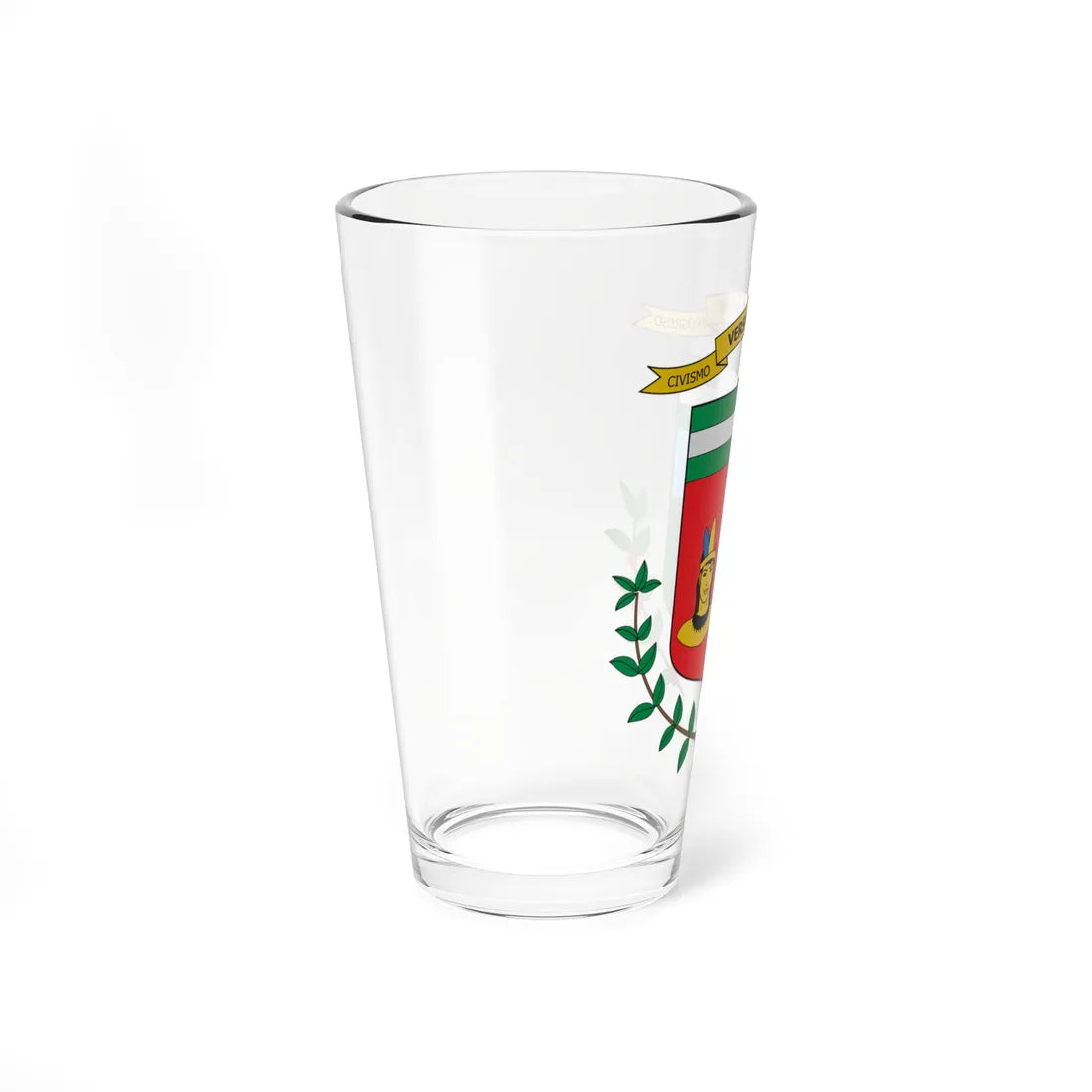 Escudo de Versalles Valle del Cauca (Colombia) (Coat of Arms) Pint Glass 16oz - Go Mug Yourself