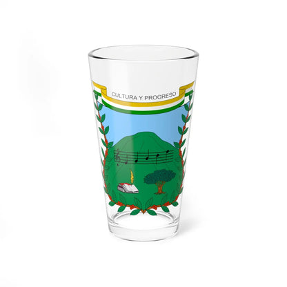Escudo de Vianí (Colombia) (Coat of Arms) Pint Glass 16oz 16oz - Go Mug Yourself