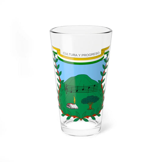 Escudo de Vianí (Colombia) (Coat of Arms) Pint Glass 16oz 16oz - Go Mug Yourself