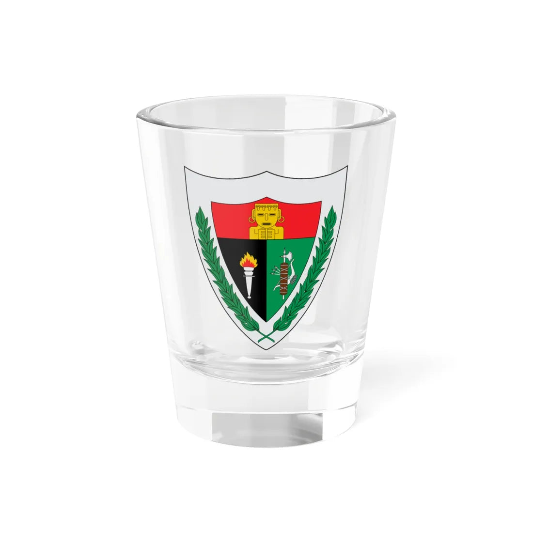 Escudo de Victoria Caldas (Colombia) (Coat of Arms) Shot Glass 1.5oz 1.5oz - Go Mug Yourself