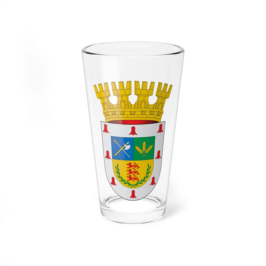 Escudo de Victoria Chile (Chile) (Coat of Arms) Pint Glass 16oz 16oz - Go Mug Yourself