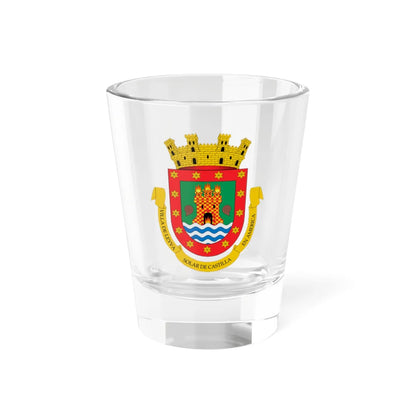 Escudo de Villa de Leyva (Colombia) (Coat of Arms) Shot Glass 1.5oz 1.5oz - Go Mug Yourself