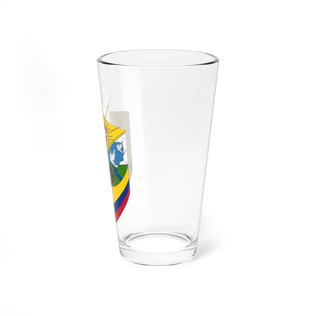 Escudo de Villa Rica - Cauca (Colombia) (Coat of Arms) Pint Glass 16oz - Go Mug Yourself