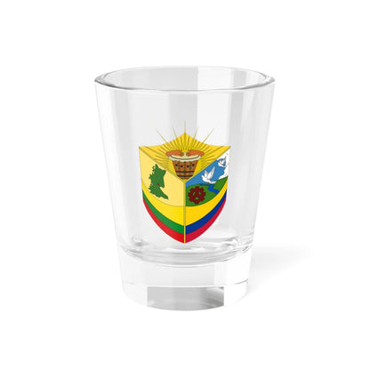 Escudo de Villa Rica - Cauca (Colombia) (Coat of Arms) Shot Glass 1.5oz 1.5oz - Go Mug Yourself