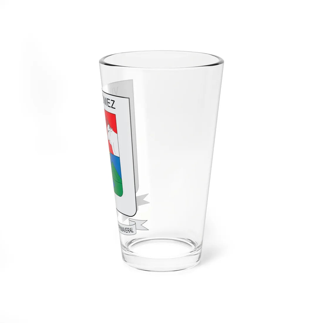 Escudo de Villagomez (Colombia) (Coat of Arms) Pint Glass 16oz - Go Mug Yourself