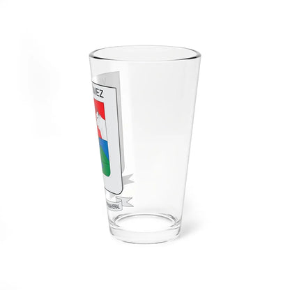 Escudo de Villagomez (Colombia) (Coat of Arms) Pint Glass 16oz - Go Mug Yourself