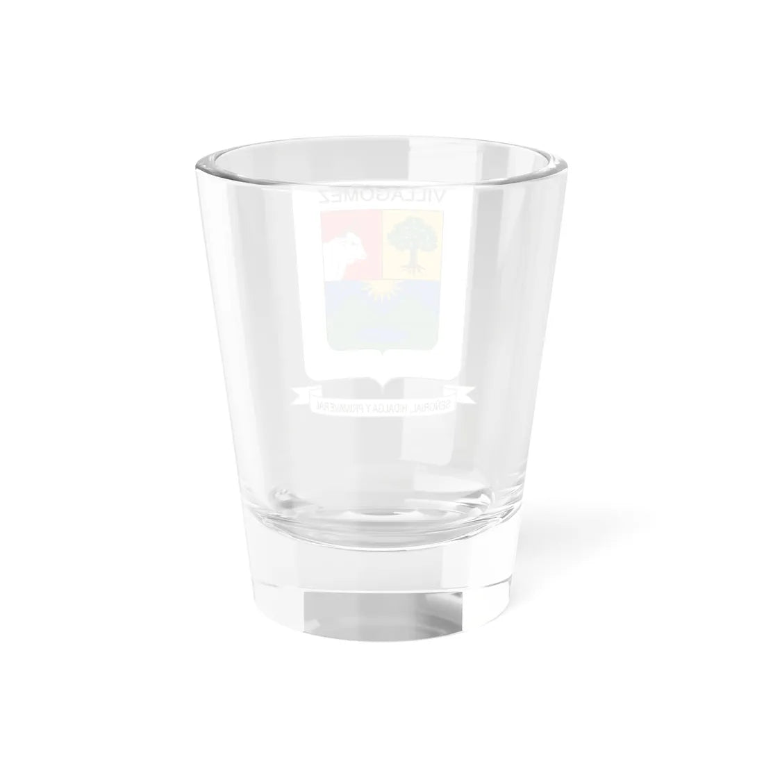 Escudo de Villagomez (Colombia) (Coat of Arms) Shot Glass 1.5oz - Go Mug Yourself