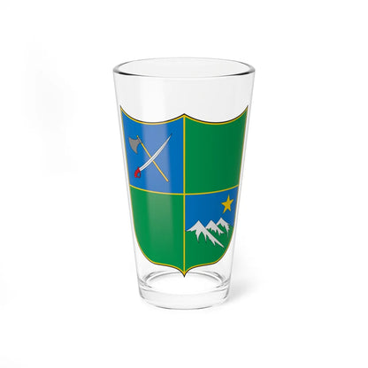 Escudo de Villahermosa Tolima (Colombia) (Coat of Arms) Pint Glass 16oz 16oz - Go Mug Yourself