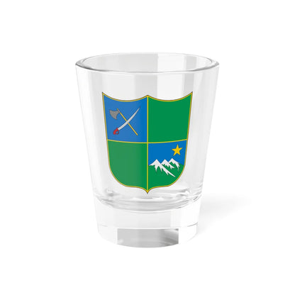 Escudo de Villahermosa Tolima (Colombia) (Coat of Arms) Shot Glass 1.5oz 1.5oz - Go Mug Yourself